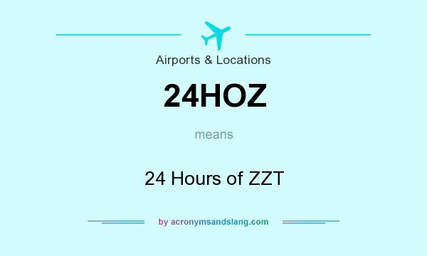 What does 24HOZ mean? It stands for 24 Hours of ZZT