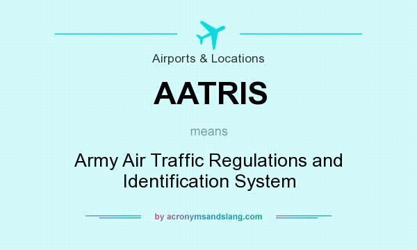 What does AATRIS mean? It stands for Army Air Traffic Regulations and Identification System