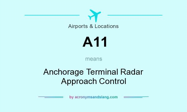 What does A11 mean? It stands for Anchorage Terminal Radar Approach Control