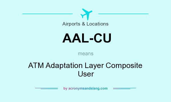 What does AAL-CU mean? It stands for ATM Adaptation Layer Composite User