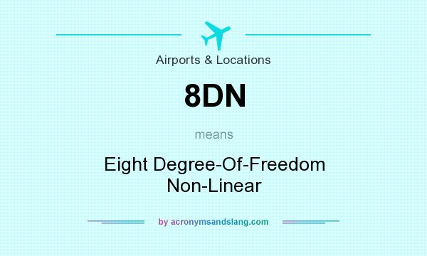 What does 8DN mean? It stands for Eight Degree-Of-Freedom Non-Linear