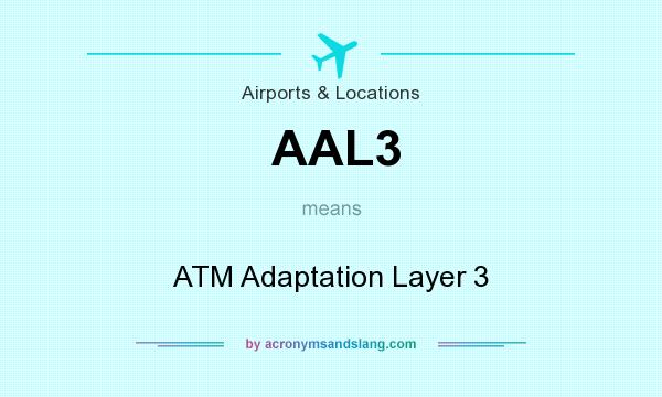 What does AAL3 mean? It stands for ATM Adaptation Layer 3