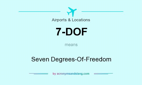 What does 7-DOF mean? It stands for Seven Degrees-Of-Freedom