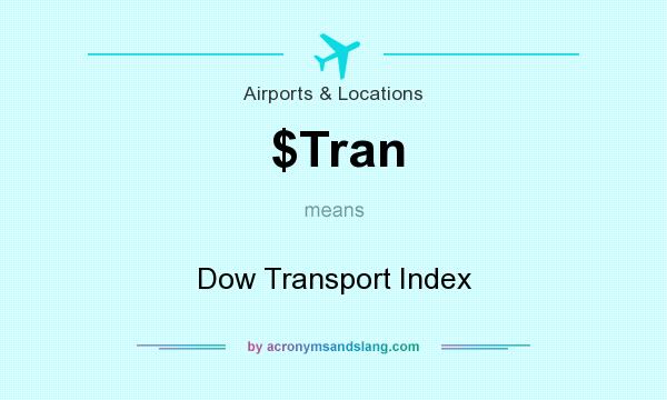 What does $Tran mean? It stands for Dow Transport Index