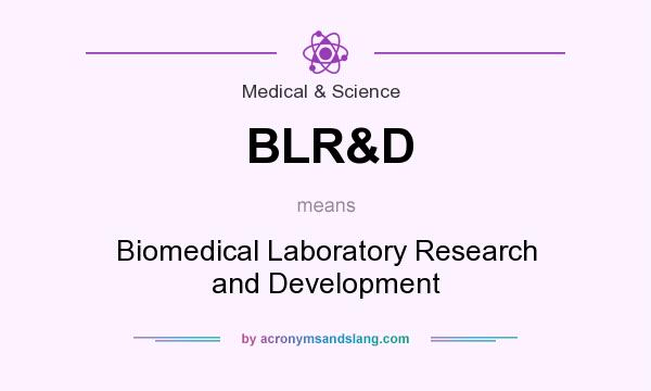 What does BLR&D mean? It stands for Biomedical Laboratory Research and Development
