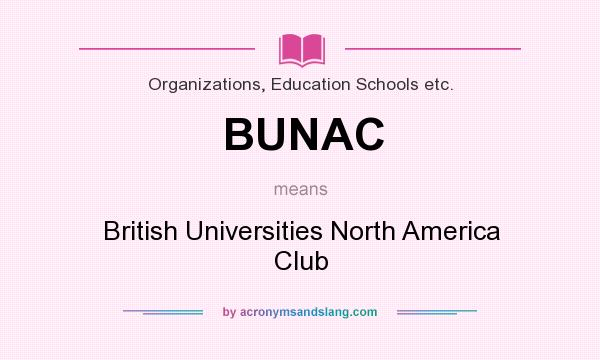 What does BUNAC mean? It stands for British Universities North America Club
