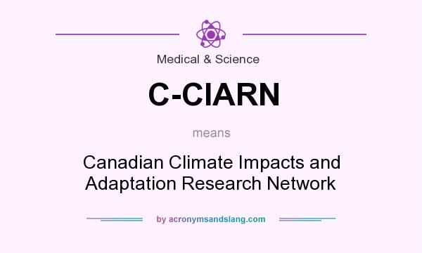 What does C-CIARN mean? It stands for Canadian Climate Impacts and Adaptation Research Network