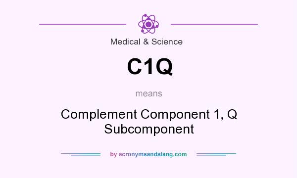 What does C1Q mean? It stands for Complement Component 1, Q Subcomponent