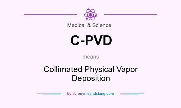 What does C-PVD mean? It stands for Collimated Physical Vapor Deposition