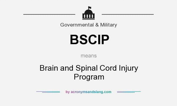 What does BSCIP mean? It stands for Brain and Spinal Cord Injury Program