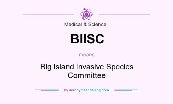 What does BIISC mean? It stands for Big Island Invasive Species Committee