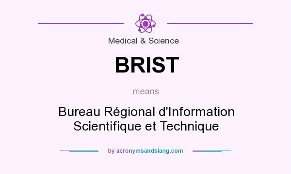 What does BRIST mean? It stands for Bureau Régional d`Information Scientifique et Technique