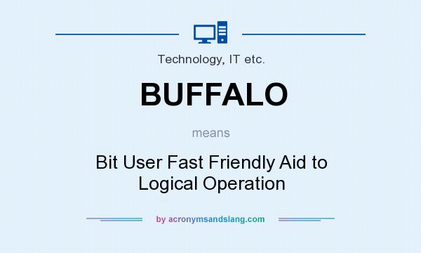 What does BUFFALO mean? It stands for Bit User Fast Friendly Aid to Logical Operation