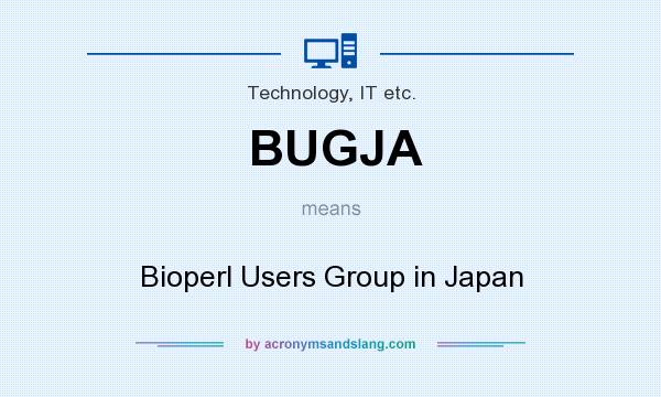 What does BUGJA mean? It stands for Bioperl Users Group in Japan