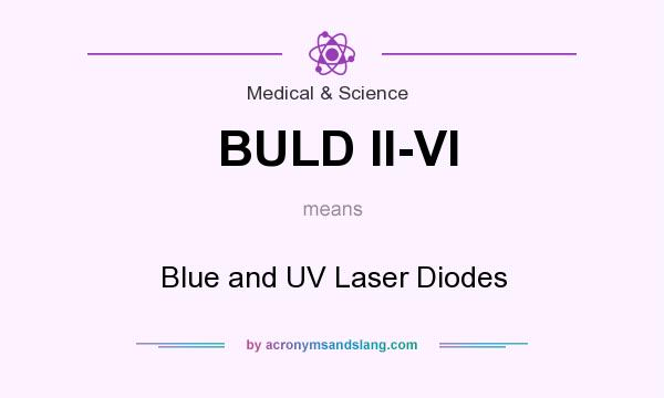 What does BULD II-VI mean? It stands for Blue and UV Laser Diodes