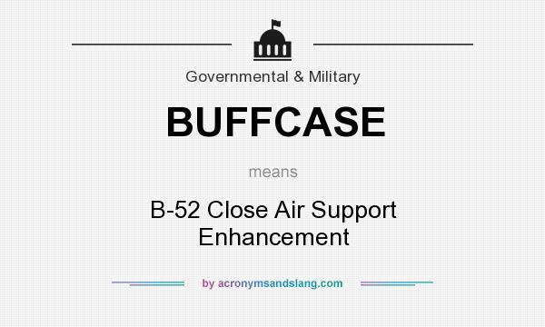 What does BUFFCASE mean? It stands for B-52 Close Air Support Enhancement