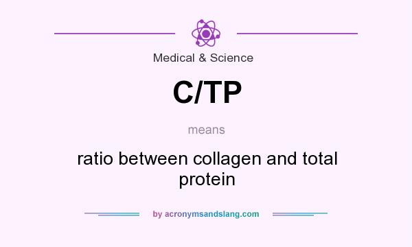 What does C/TP mean? It stands for ratio between collagen and total protein