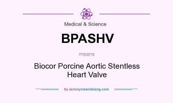 What does BPASHV mean? It stands for Biocor Porcine Aortic Stentless Heart Valve