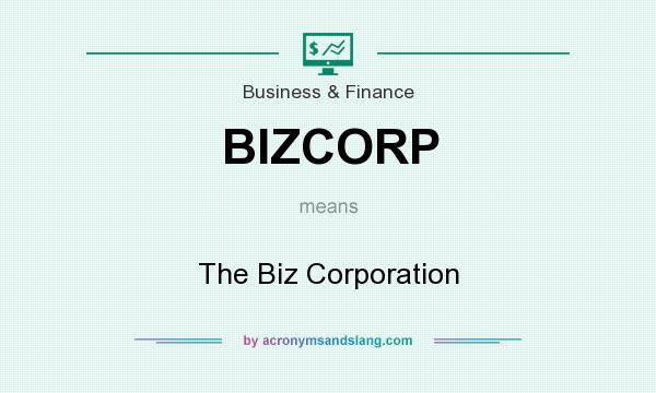 What does BIZCORP mean? It stands for The Biz Corporation