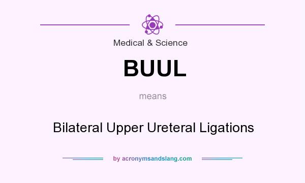 What does BUUL mean? It stands for Bilateral Upper Ureteral Ligations