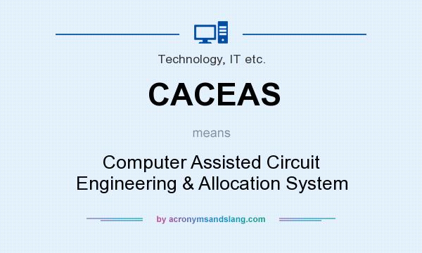 What does CACEAS mean? It stands for Computer Assisted Circuit Engineering & Allocation System
