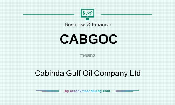What does CABGOC mean? It stands for Cabinda Gulf Oil Company Ltd