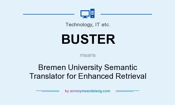 What does BUSTER mean? It stands for Bremen University Semantic Translator for Enhanced Retrieval