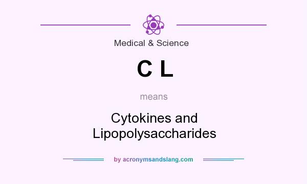What does C L mean? It stands for Cytokines and Lipopolysaccharides