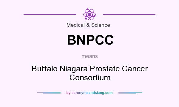 What does BNPCC mean? It stands for Buffalo Niagara Prostate Cancer Consortium