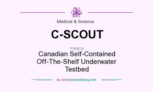 What does C-SCOUT mean? It stands for Canadian Self-Contained Off-The-Shelf Underwater Testbed