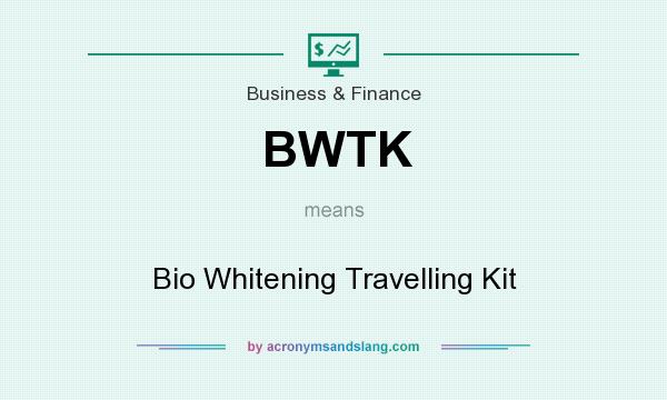 What does BWTK mean? It stands for Bio Whitening Travelling Kit