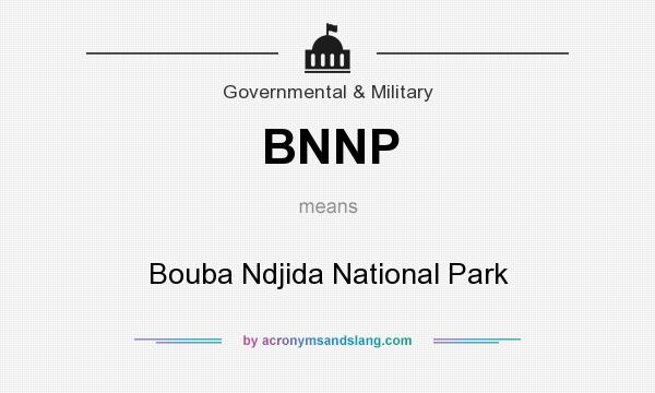 What does BNNP mean? It stands for Bouba Ndjida National Park