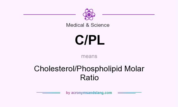 What does C/PL mean? It stands for Cholesterol/Phospholipid Molar Ratio