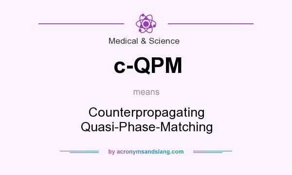 What does c-QPM mean? It stands for Counterpropagating Quasi-Phase-Matching