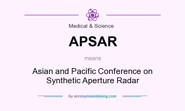 What does APSAR mean? It stands for Asian and Pacific Conference on Synthetic Aperture Radar