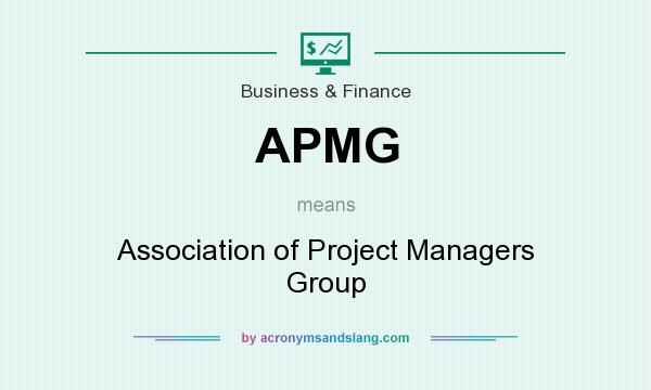 What does APMG mean? It stands for Association of Project Managers Group