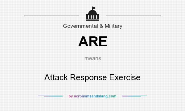 What does ARE mean? It stands for Attack Response Exercise
