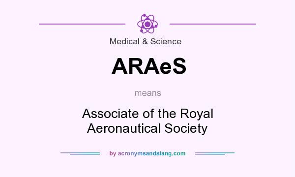 What does ARAeS mean? It stands for Associate of the Royal Aeronautical Society