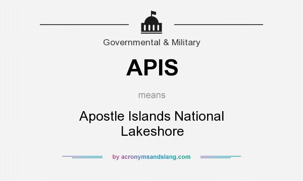 What does APIS mean? It stands for Apostle Islands National Lakeshore