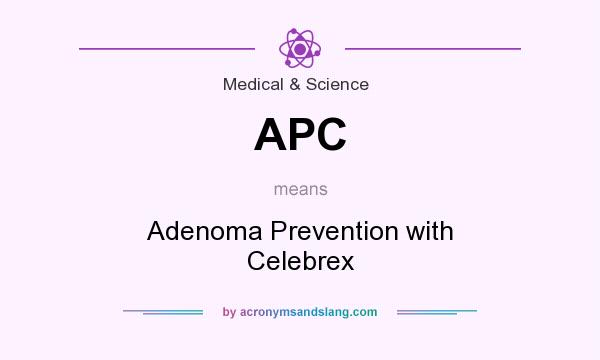 What does APC mean? It stands for Adenoma Prevention with Celebrex