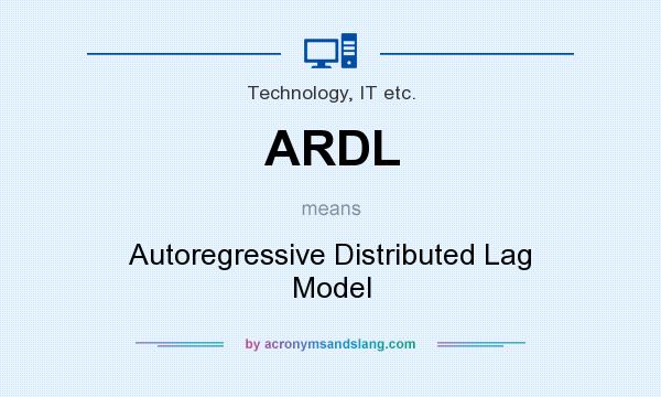 What does ARDL mean? It stands for Autoregressive Distributed Lag Model