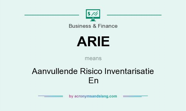What does ARIE mean? It stands for Aanvullende Risico Inventarisatie En