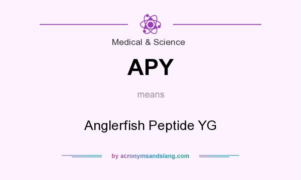 What does APY mean? It stands for Anglerfish Peptide YG