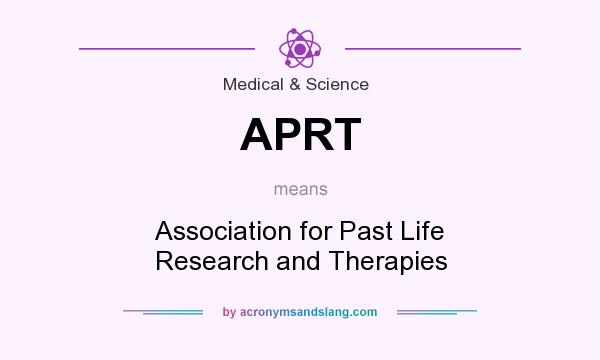 What does APRT mean? It stands for Association for Past Life Research and Therapies