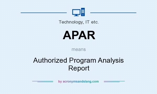 What does APAR mean? It stands for Authorized Program Analysis Report