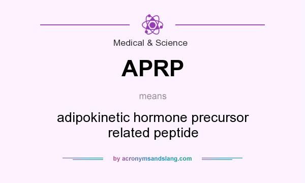What does APRP mean? It stands for adipokinetic hormone precursor related peptide