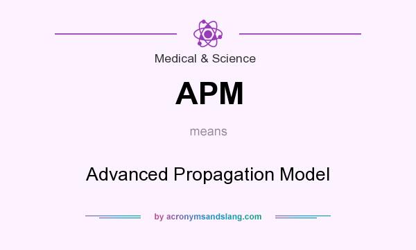 What does APM mean? It stands for Advanced Propagation Model