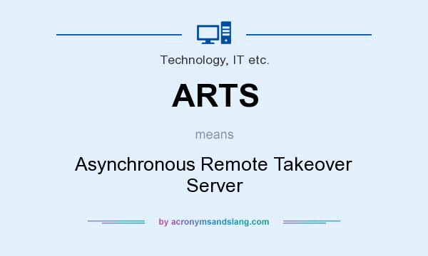 What does ARTS mean? It stands for Asynchronous Remote Takeover Server