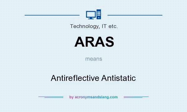 What does ARAS mean? It stands for Antireflective Antistatic