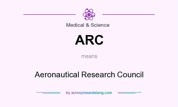 What does ARC mean? It stands for Aeronautical Research Council